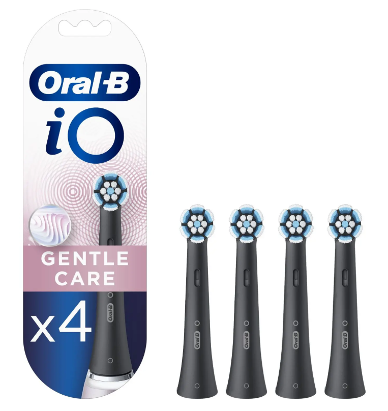 Насадки для зубної щітки Oral-B Braun iO Gentle Care 4 шт. Black (PR24554)