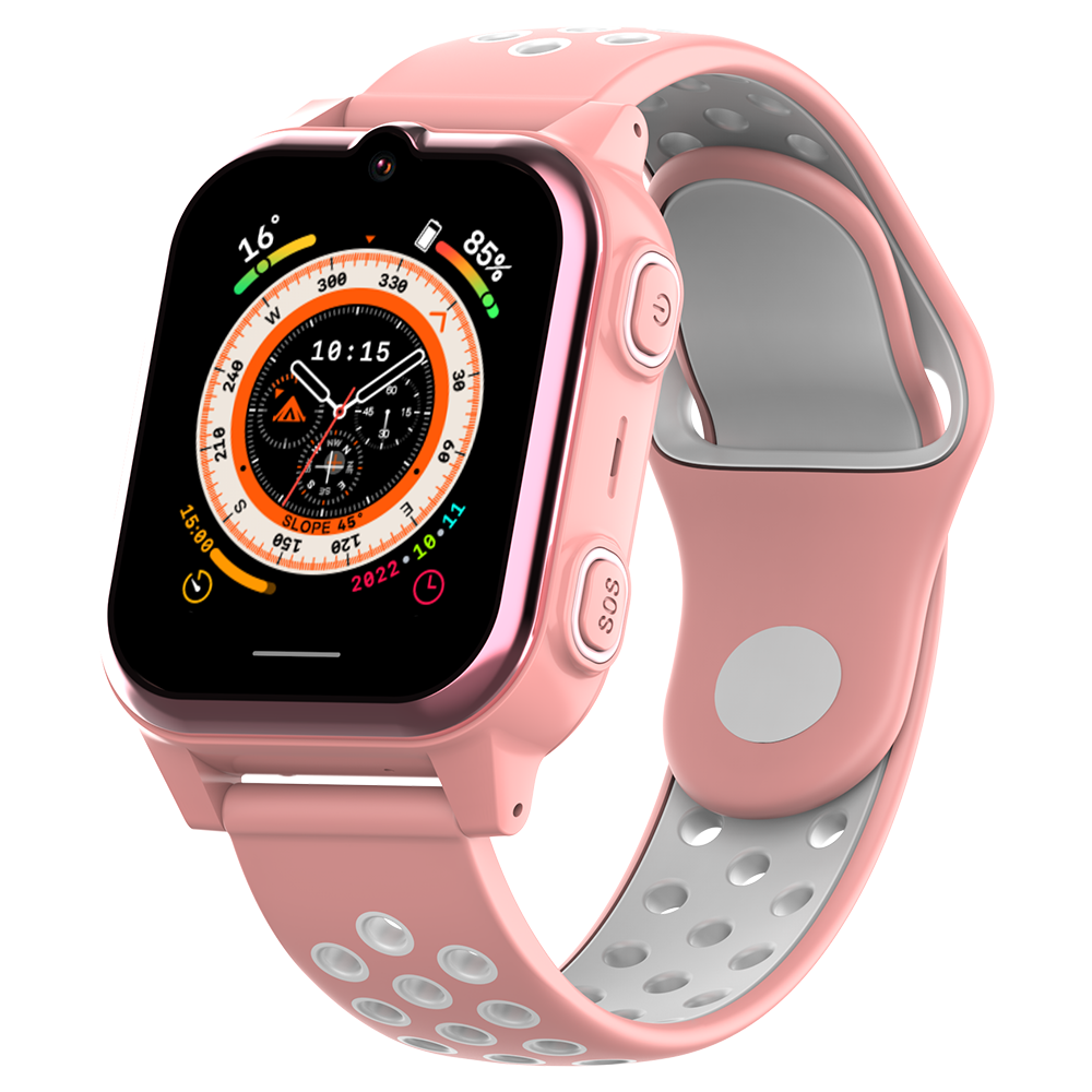 Смарт годинник-телефон дитячий Wonlex CT21 з відеодзвінком WI-FI GPS SIM-карта Pink (18556)