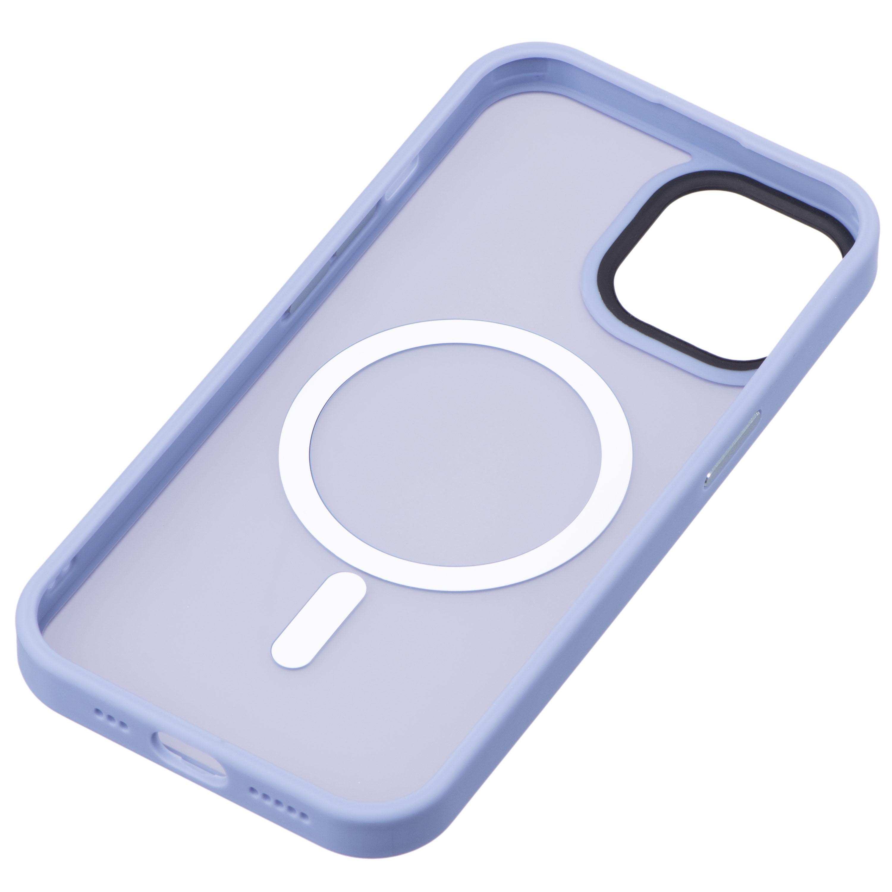 Чохол 2E Basic для Apple iPhone 15, Soft Touch MagSafe Cover, Light Blue (ERC-2E-IPH-15-OCLS-LB) - фото 3