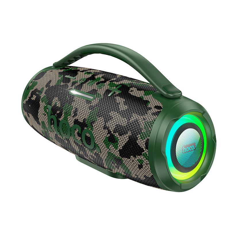 Портативная колонка Hoco HA4 Mini RGB-подсветкой ручкой AUX Камуфляжный (633169)