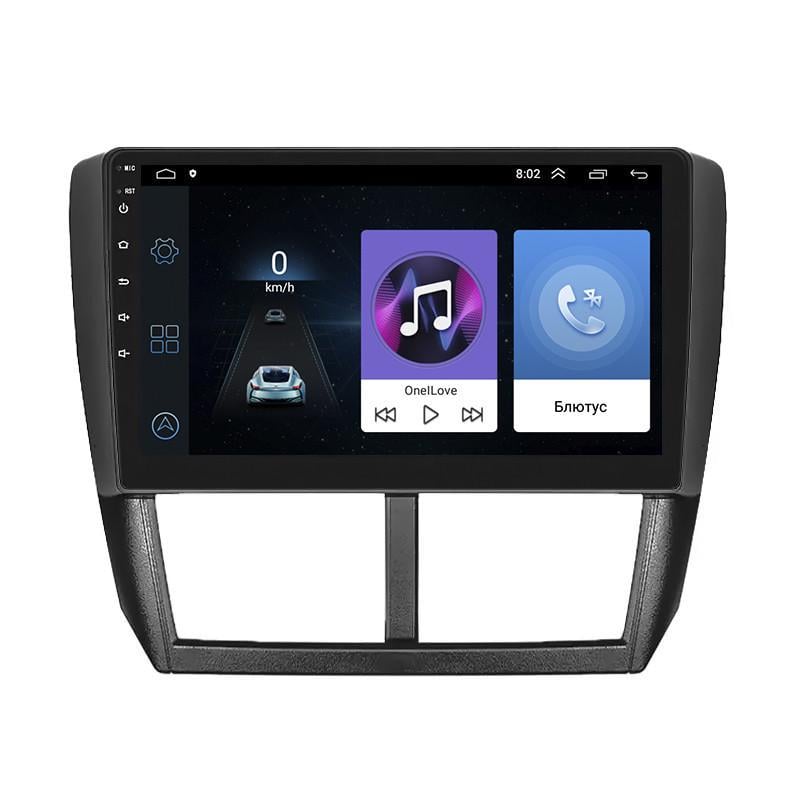 Автомагнітола штатна Lesko для Subaru Impreza III 2007-2011 9" 1/16Gb Wi-Fi GPS Base MOB