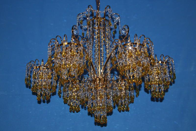 Хрустальная люстра L8432/6/1 FGD-WT YE Золото/Белый/Желтый (AN000713) Хрустальная люстра L8432/6/1 FGD-WT YE Золото/Белый/Желтый (AN000713)