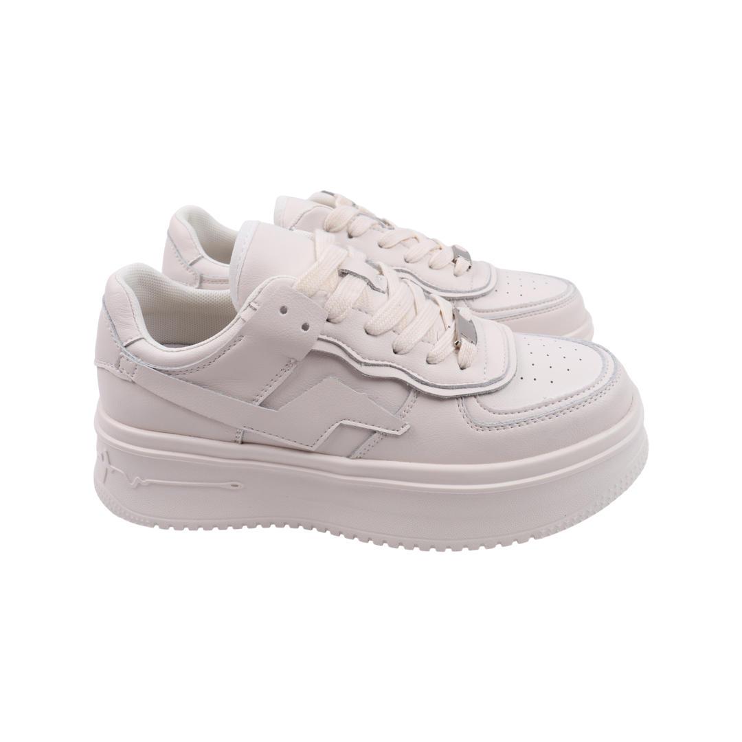 Кеды женские Vikonty из кожи р. 39 Молочный (340-22DTS)