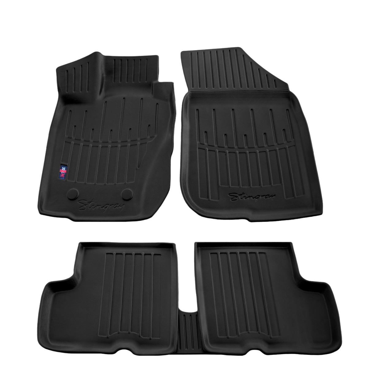 Килимки гумові Stingray в салон Renault Duster I 2010-2018 з бортиком 5 шт. (5018235) Килимки гумові Stingray в салон Renault Duster I 2010-2018 з бортиком 5 шт. (5018235)