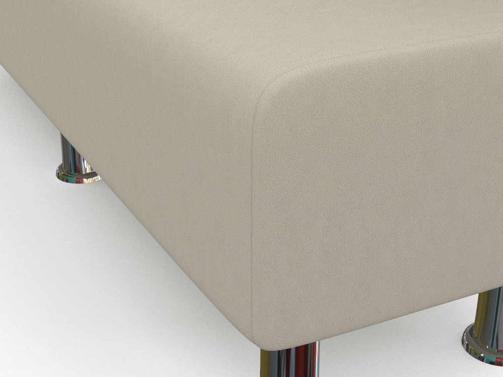 Диван офісний Relax Junior LX 2200 Білий теплий (28510974) - фото 3