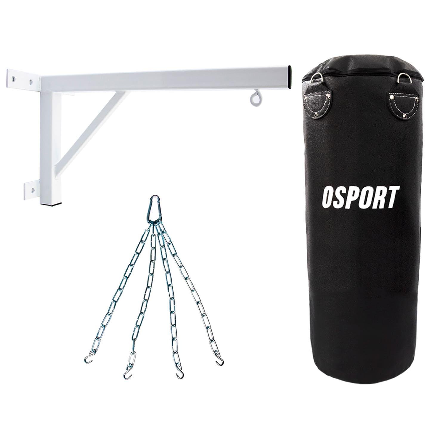 Набор OSPORT 122 Set боксерская груша кирза 0.8 м/кронштейн/подвес (n-0155)
