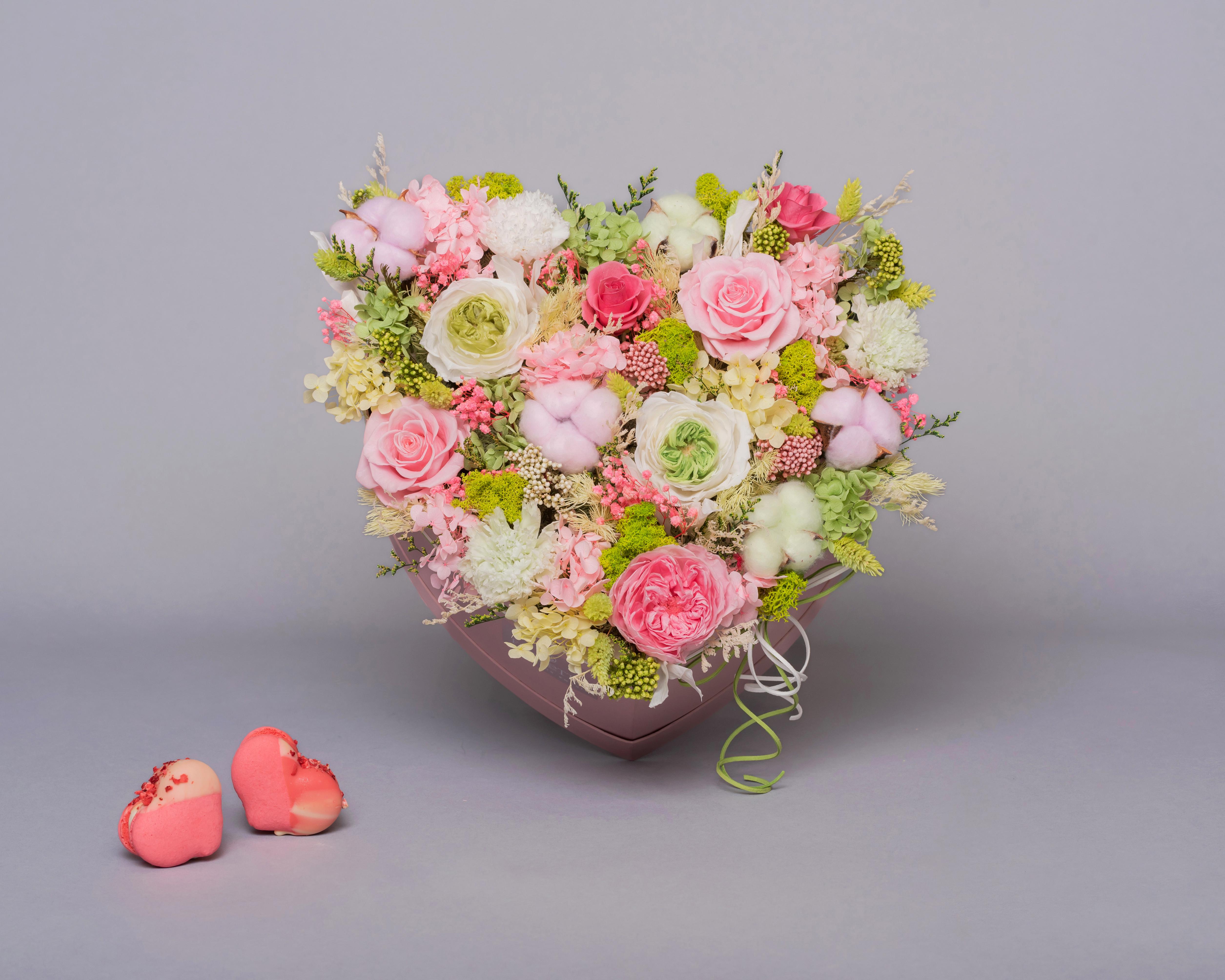 Букет Сакура у коробці-серце (1880222120)