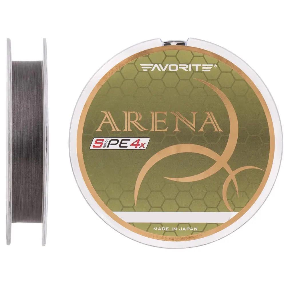 Шнур Favorite Arena PE 4x #0,175/0,071 мм 3,5lb/1,4 кг 150 м Silver gray (1285944367)