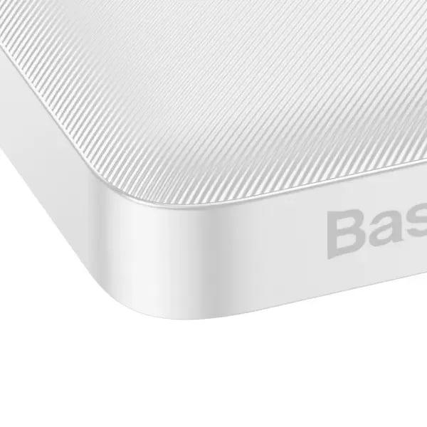 Павербанк BASEUS Bipow Digital Display 10000 mAh 15 W 3 A 2USB/Type-C White (PPDML-I02) - фото 4