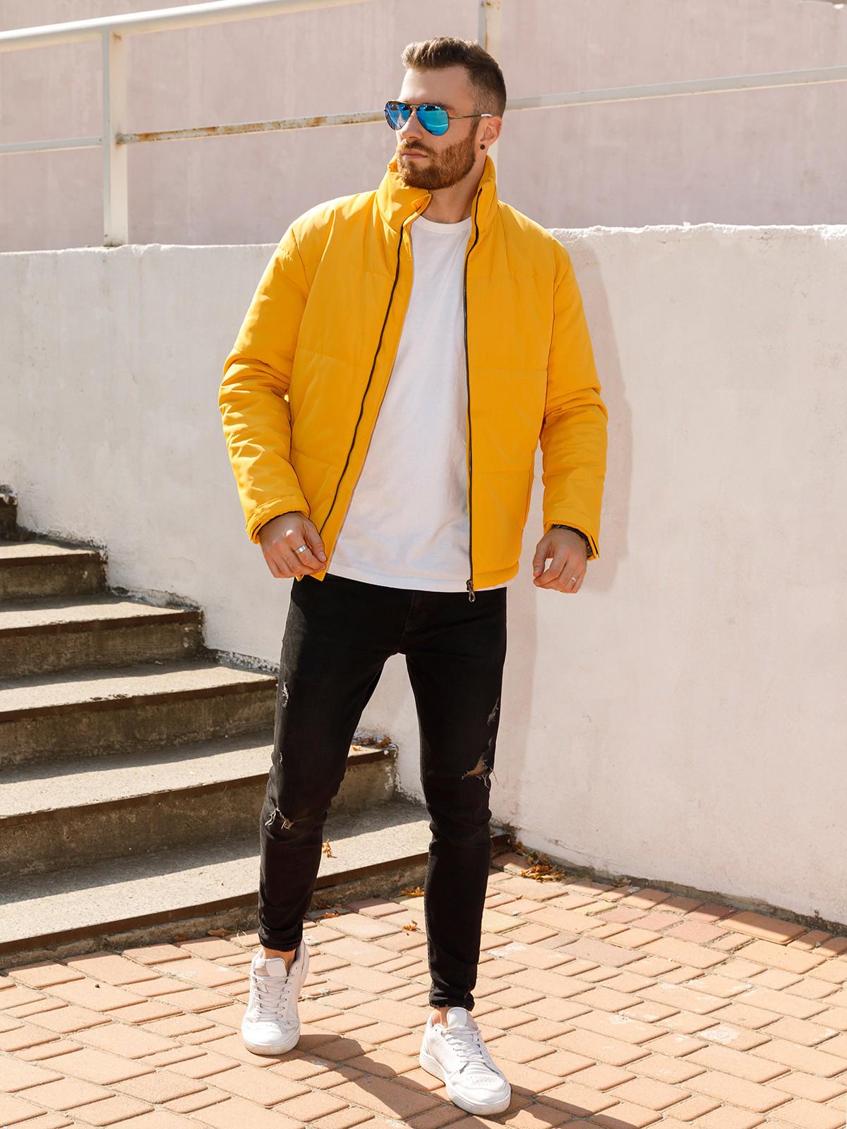 Куртка ISSA PLUS M Гірчичний (SA-316)