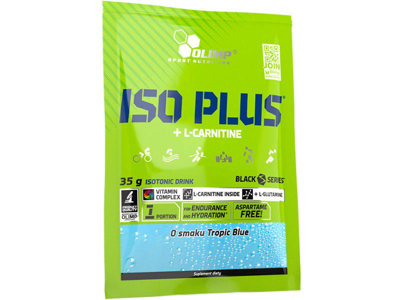 Изотоник-энергетик Iso Plus/L-Carnitine 35 г Tropic Blue