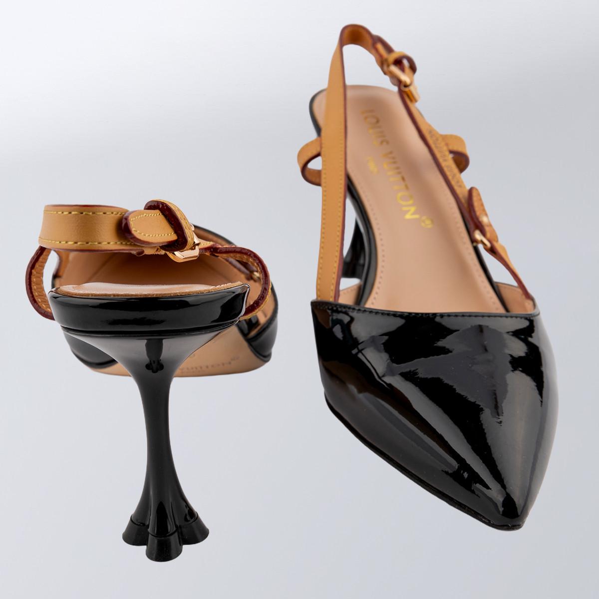 Слінгбекі Blossom жіночі повсякденні Louis Vuitton р. 39 Чорний (2797308474) - фото 7