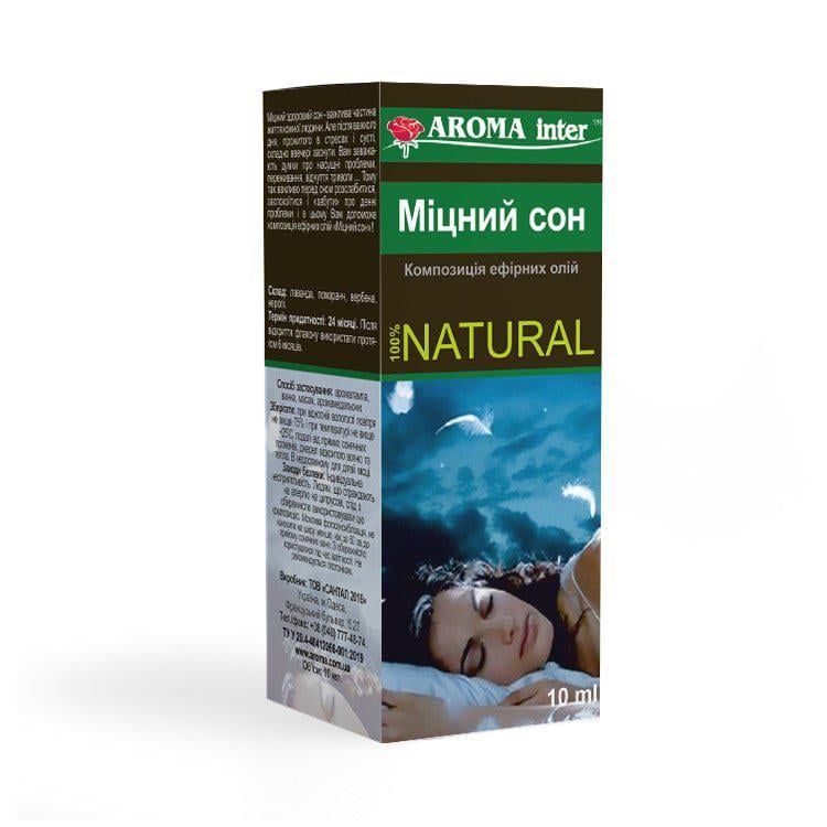 Аромамасло композиция эфирных Aroma Inter Крепкий сон 10 мл (4088)