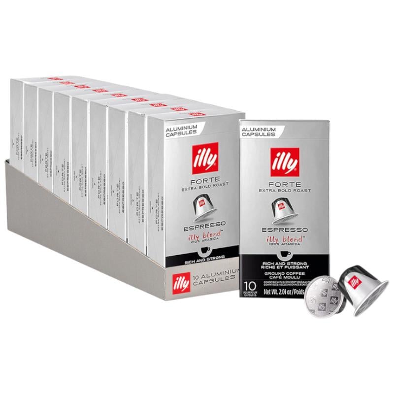 Набор кофе в капсулах illy Espresso Forte 100 капсул