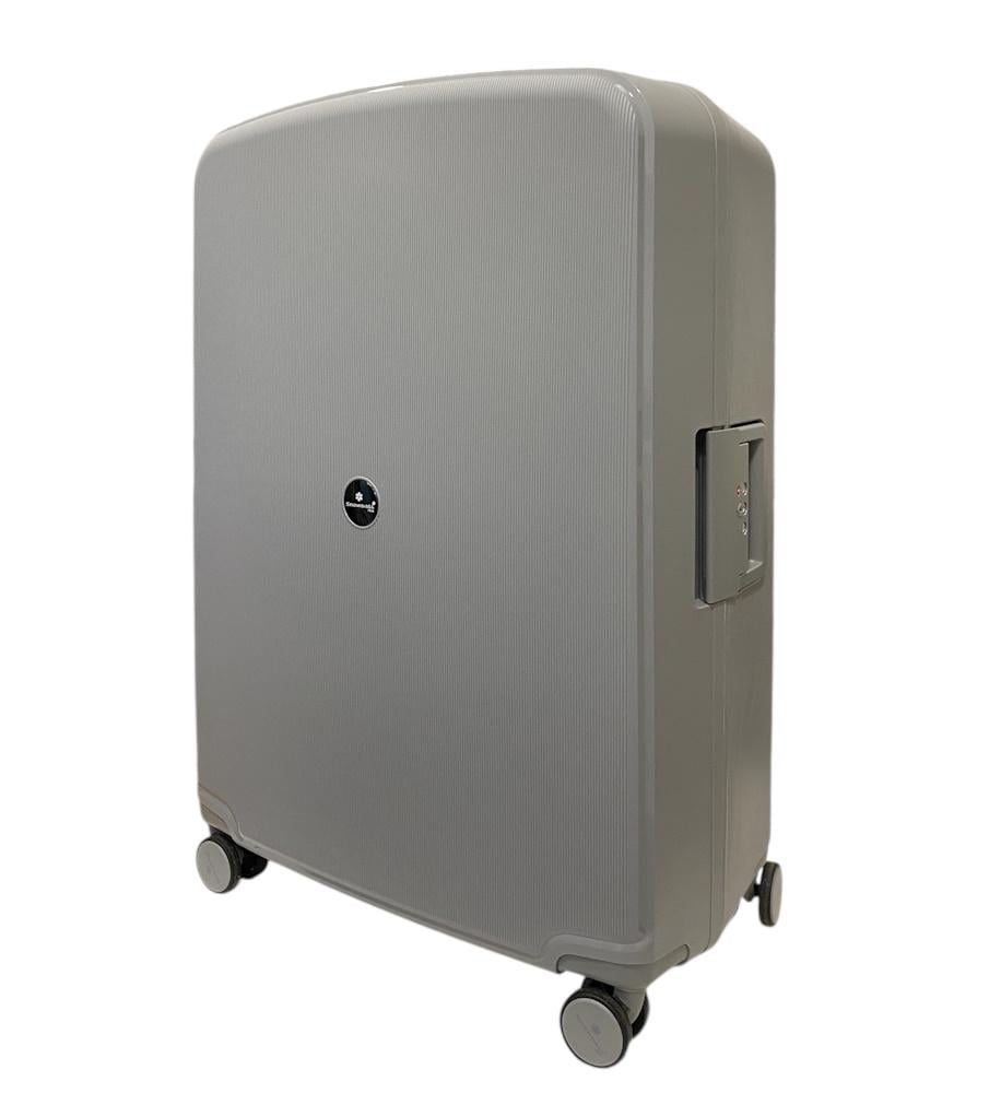 Валіза велика Snowball 37103 поліпропілен L Срібний