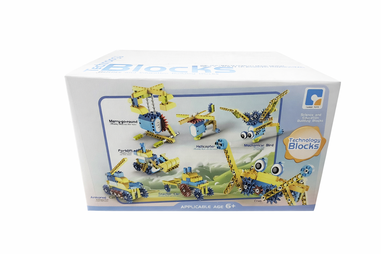 Конструктор YQ 003 Робототехнический на радиоуправлении 182 детали аккумулятор 3,7V в коробке