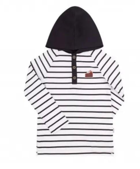 Футболка с длинным рукавом для мальчика Bembi ФБ 833 98 см Белый/Черный