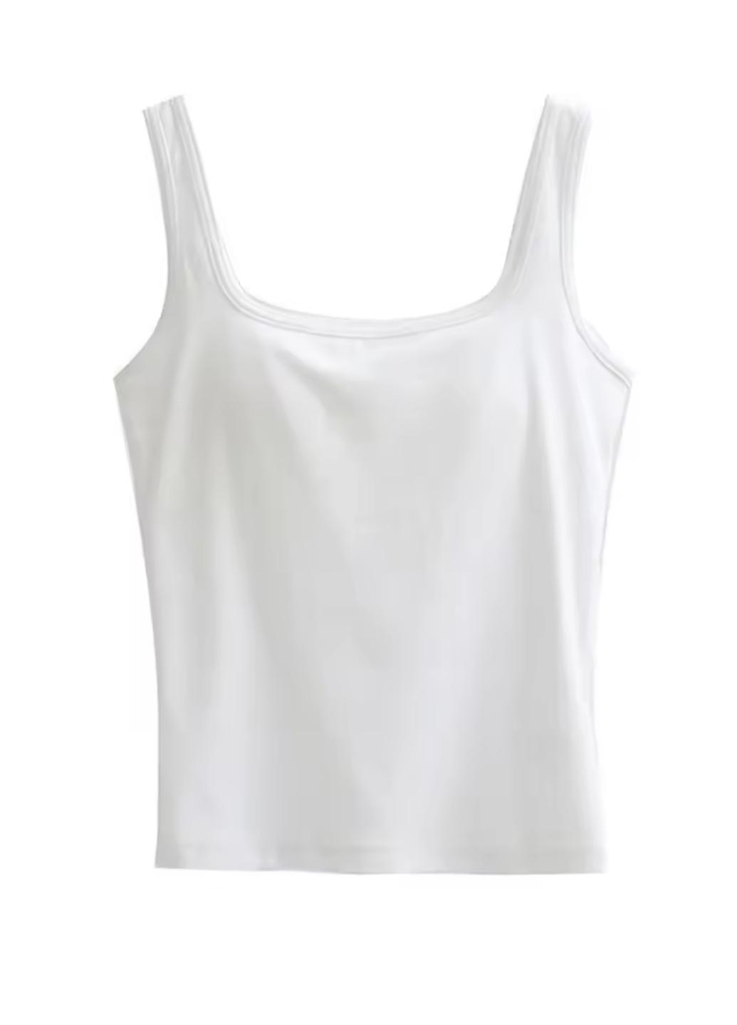 Майка женская хлопковая Comfort с вкладышами One size Белый (1864-44-03) - фото 10 Майка женская хлопковая Comfort с вкладышами One size Белый (1864-44-03) - фото 10