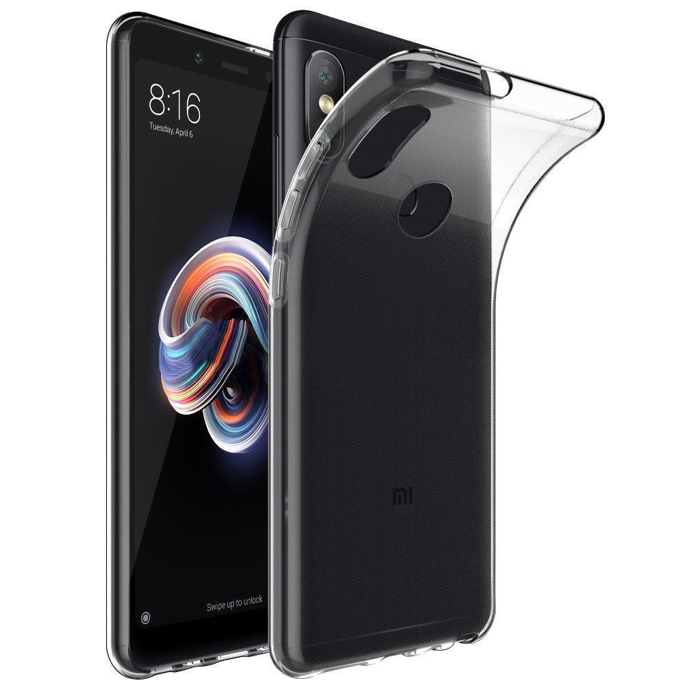 Прозрачный Чехол Xiaomi Redmi Note 5 (ультратонкий силиконовый) (06426)