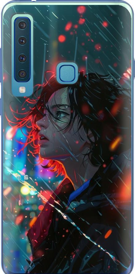 Чехол на Samsung Galaxy A9 (2018) Ночные огни (6096t-1503-42517)