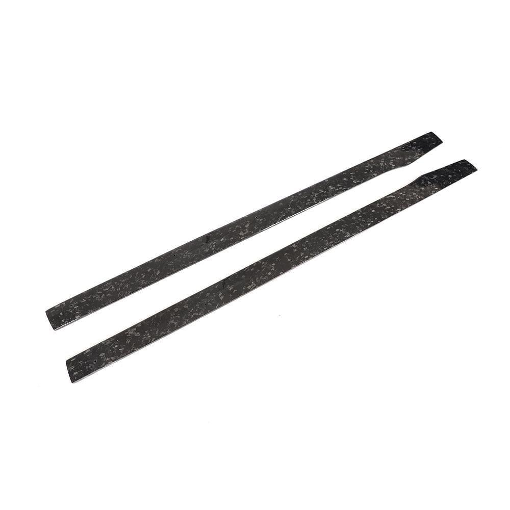 Пороги боковые V1 для C43/C63 AMG 2015-2019 DDCarbon для Mercedes C-сlass W205 2014-2021гг. натуральный карбон (147766)