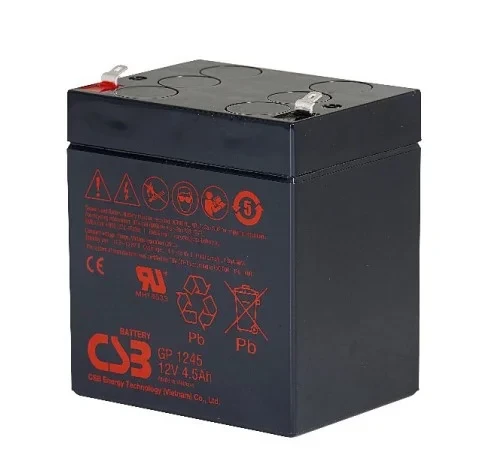 Батарея аккумуляторная СSB 4,5 Ач 12 В 93x70x102 мм (GP1245) - фото 1