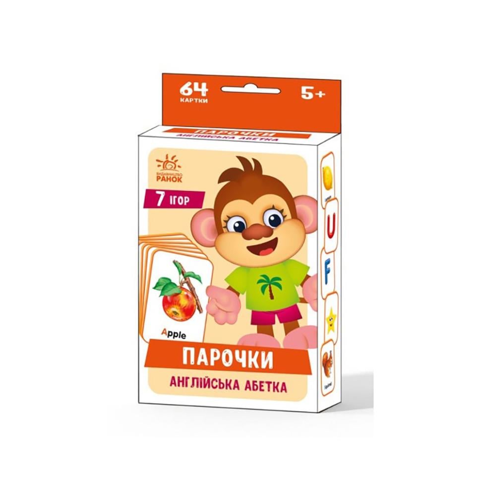 Настольная игра Ranok Creative Парочки: Английский алфавит 7 игр