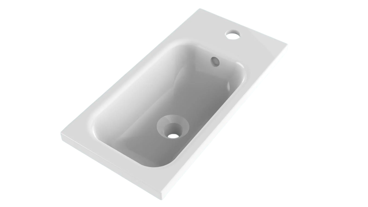 Умывальник Аmidicon Mini 50х25 см Белый (27984154) Умывальник Аmidicon Mini 50х25 см Белый (27984154)