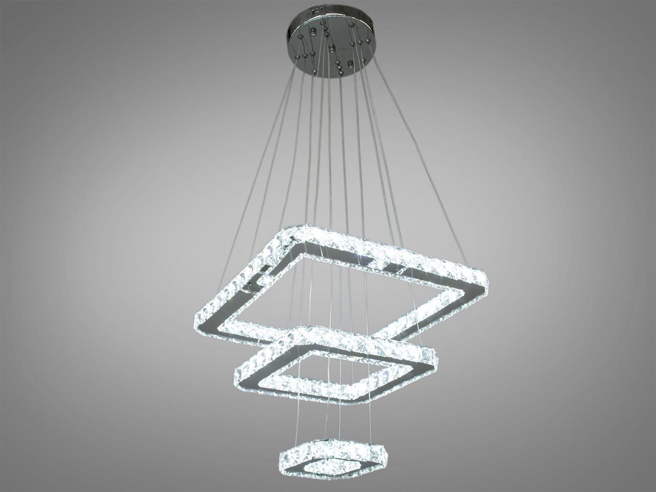 Люстра-подвес хрустальная LED 7262W/400+280+160 (2437589225)