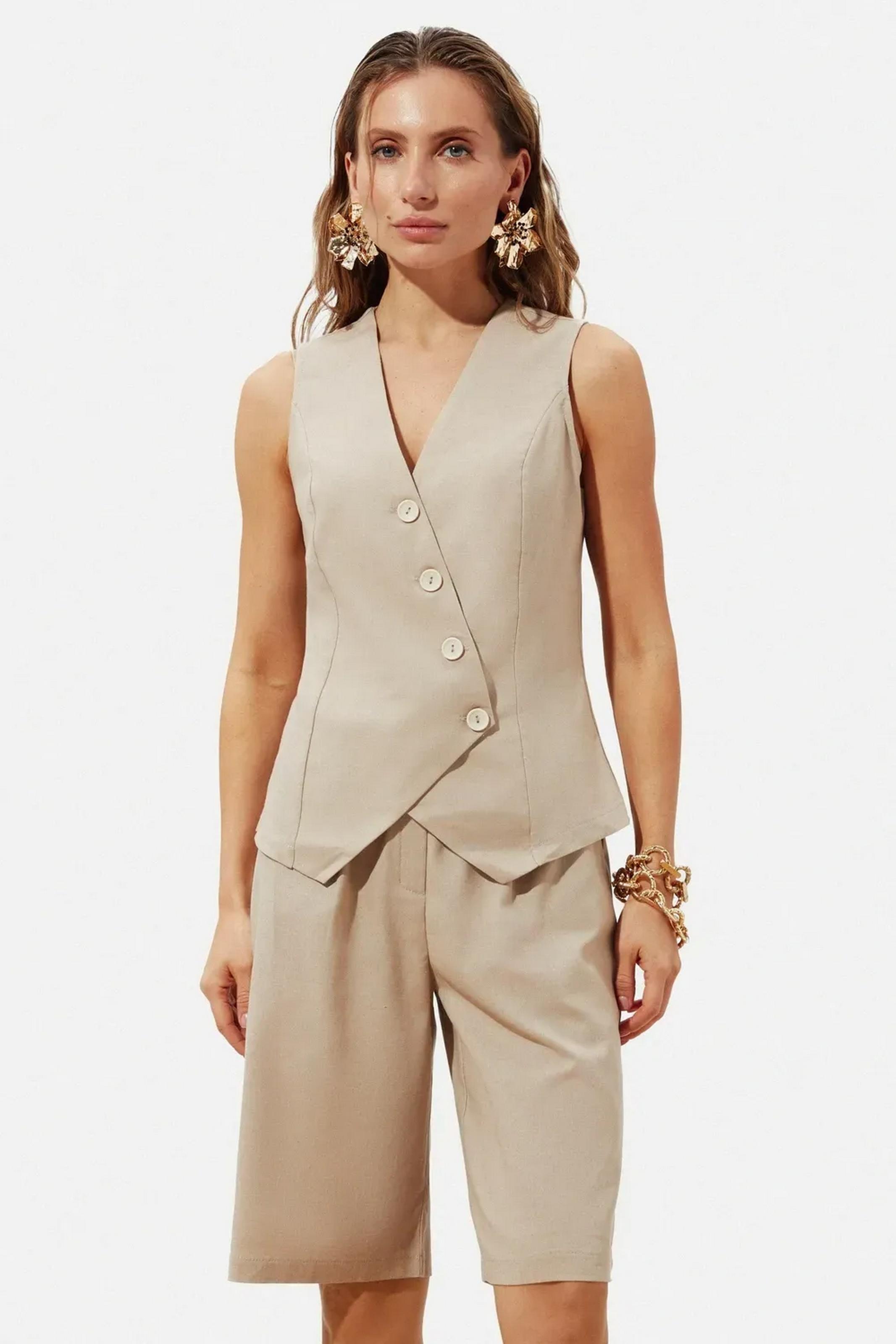 Шорти жіночі Seventeen SM Бежевий (104-2269.6330) - фото 1 Шорти жіночі Seventeen SM Бежевий (104-2269.6330) - фото 1