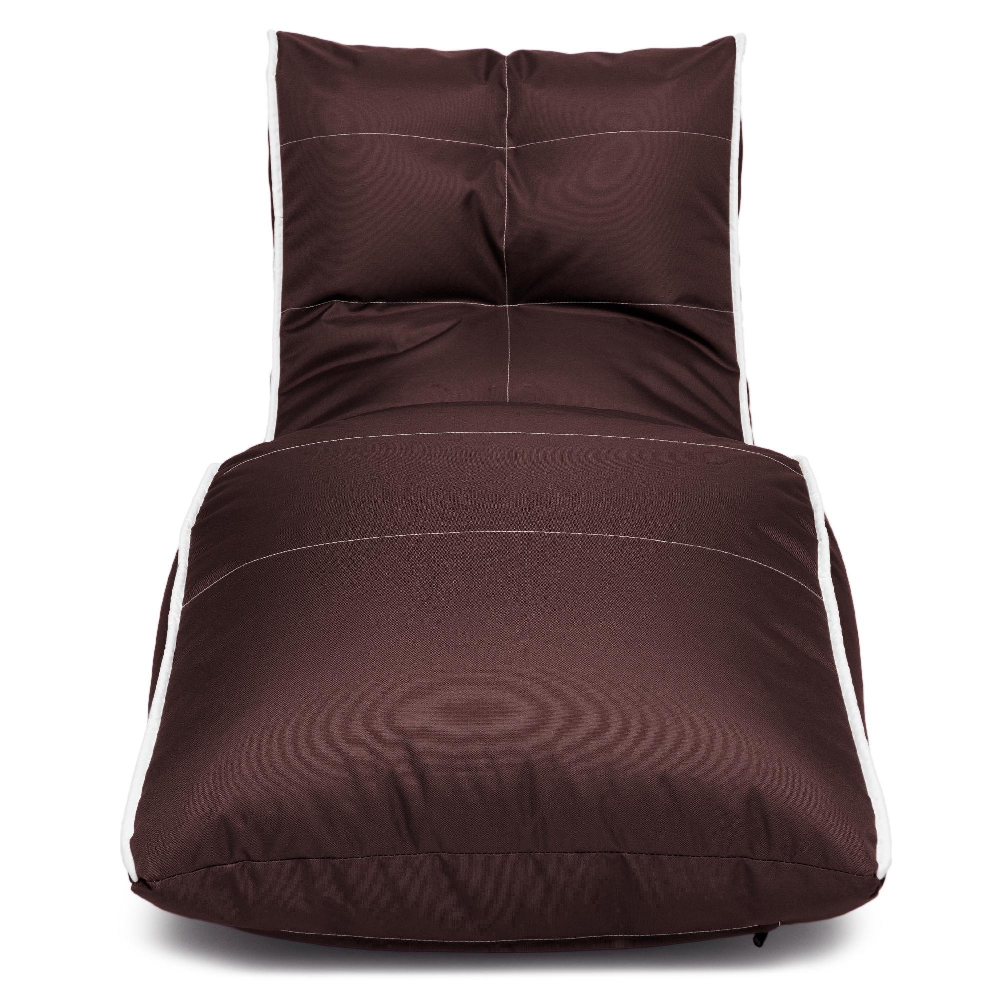 Кресло-мешок iQmebel Лежак 80х125 см оксфорд Коричневый - фото 3