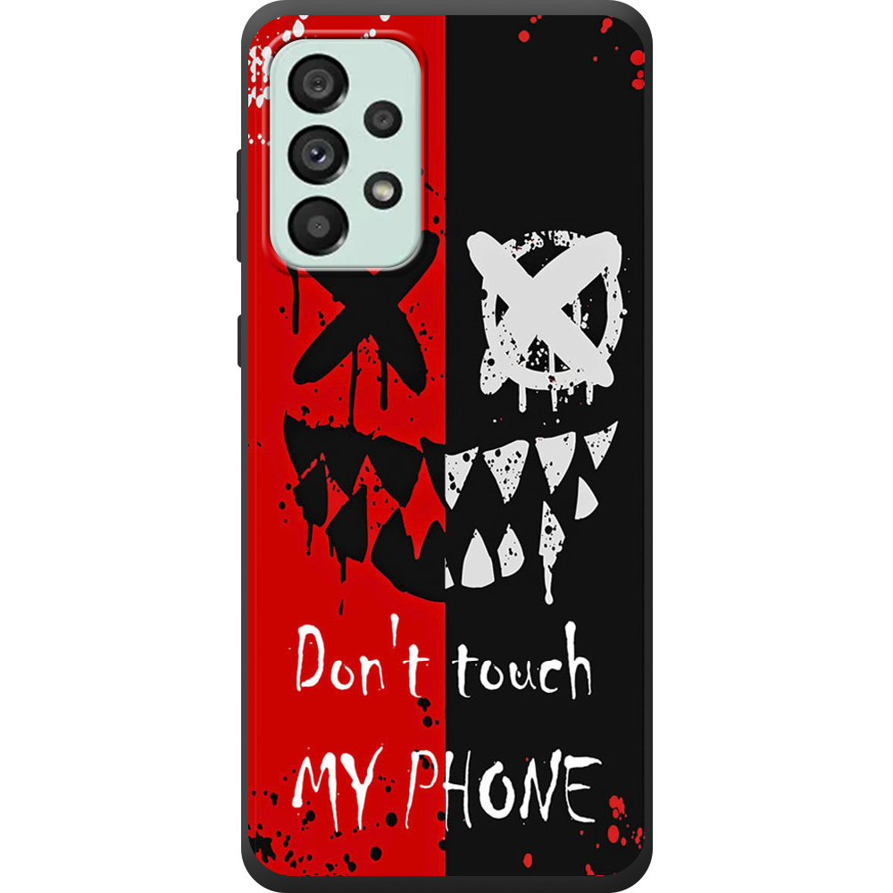 Чехол BoxFace Samsung Galaxy A73 5G (A736) Bad Smile Черный силикон (44139-up2468-44172)