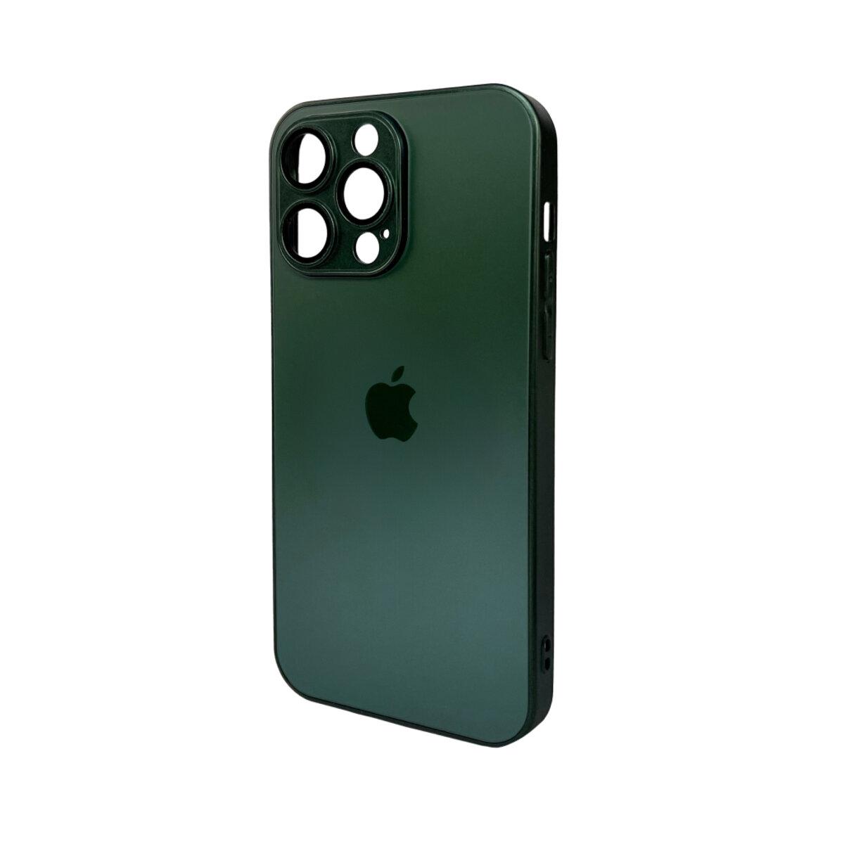 Протиударний чохол для Apple iPhone 14 Pro Max AG Glass Matt Frame Color / Cangling Green