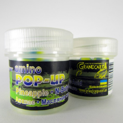 Бойлы плавающие Grandcarp 10 мм Ананас/Масляная кислота (PUP128)