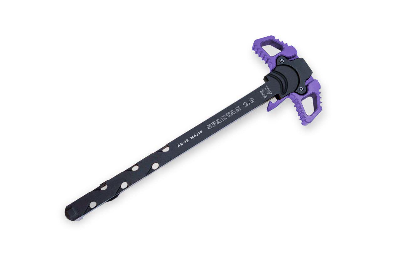Рукоятка взведения Xgun Spartan 2.0 двусторонняя AR15 Purple