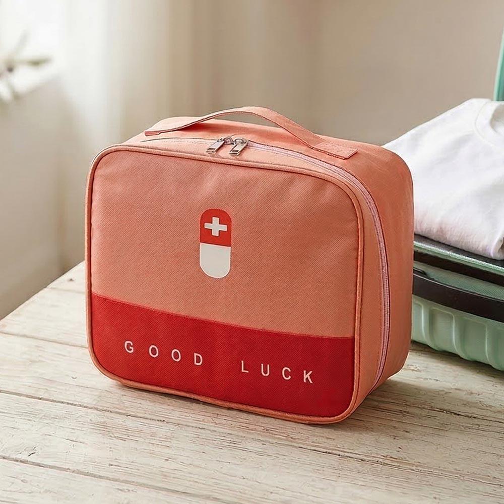 Аптечка-органайзер для лекарств без наполнения 24x20x12 см Розовый (0073-0004)