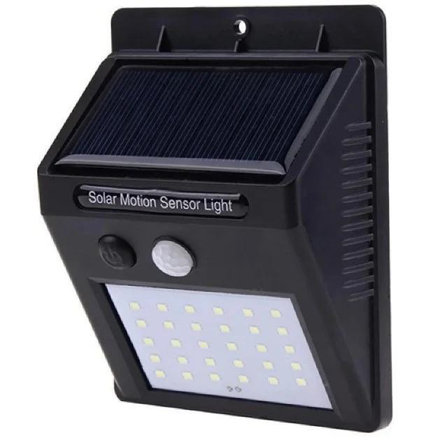 Уличный фонарь на солнечной батарее Solar Motion Sensor Light с датчиком движения 25 LED 6 шт Черный (5115/6U)