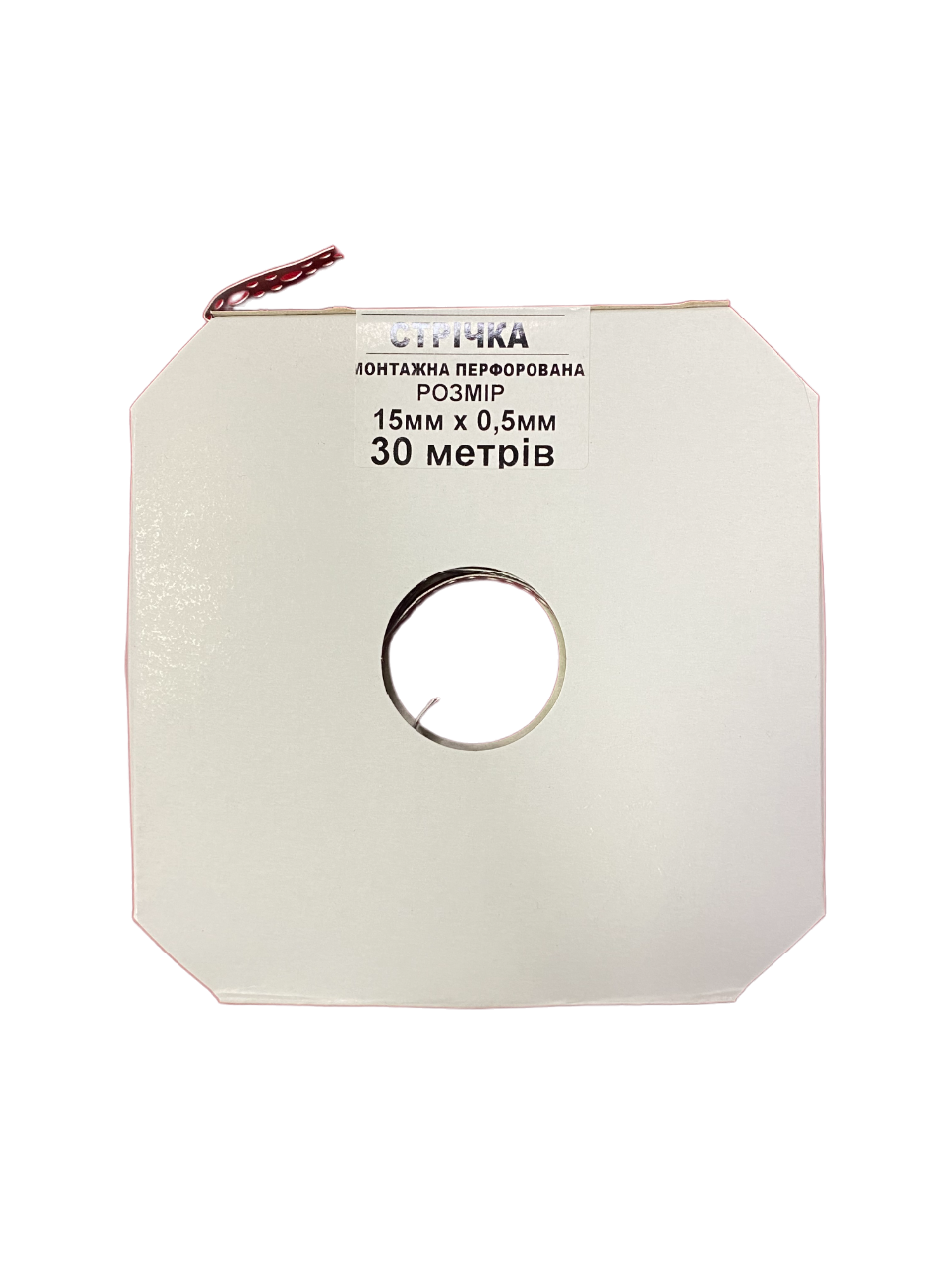 Лента перфорированная монтажная оцинкованная 15х0,5 мм 30 м (8389127) - фото 2 Лента перфорированная монтажная оцинкованная 15х0,5 мм 30 м (8389127) - фото 2
