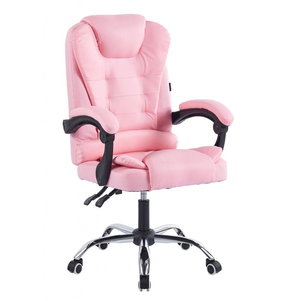 Офисное кресло Bonro BN-6070 до 150 кг Розовый (SI-BN6070P)