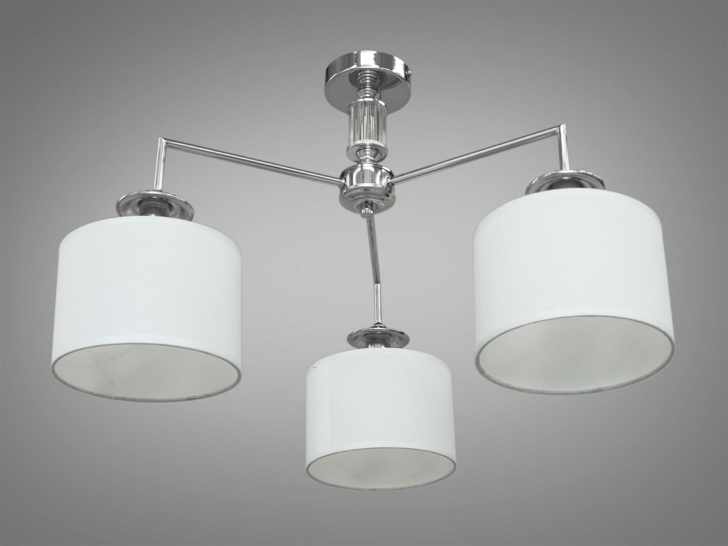 Люстра с абажурами Хром (1016/3HR)