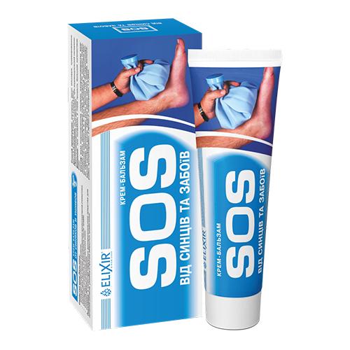 Крем-бальзам SOS при синяках и ушибах 75 мл
