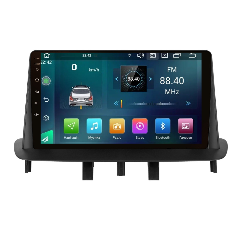 Магнитола штатная CYCLONE C9-006 DVR DSP Carplay 2/32 GB для Renault Megane 3 2008-2016 г. с малым экраном (AR-81505)