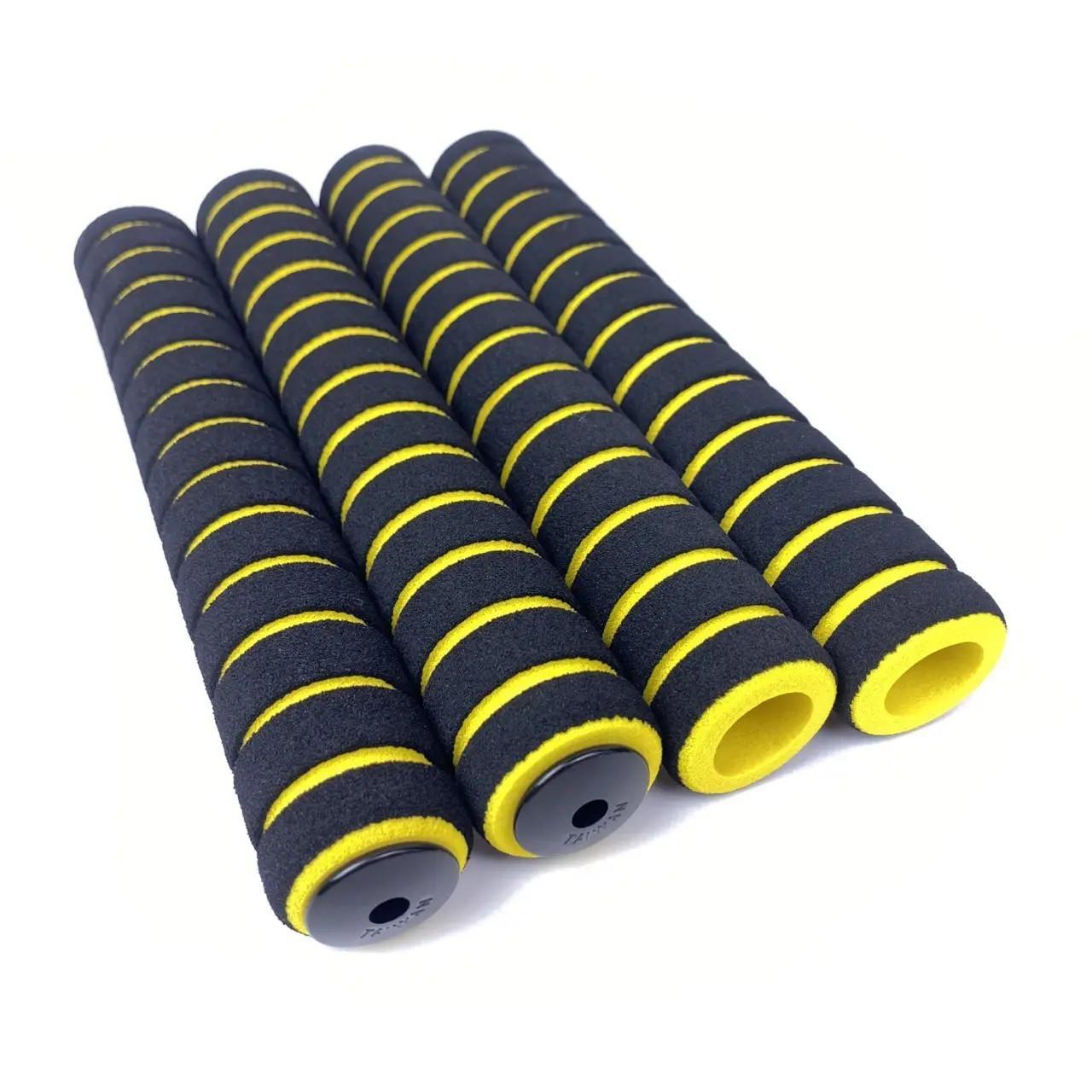 Ручки гріпси для турніка/тренажера/брусів/шведської стінки 4 шт. Жовтий - фото 3