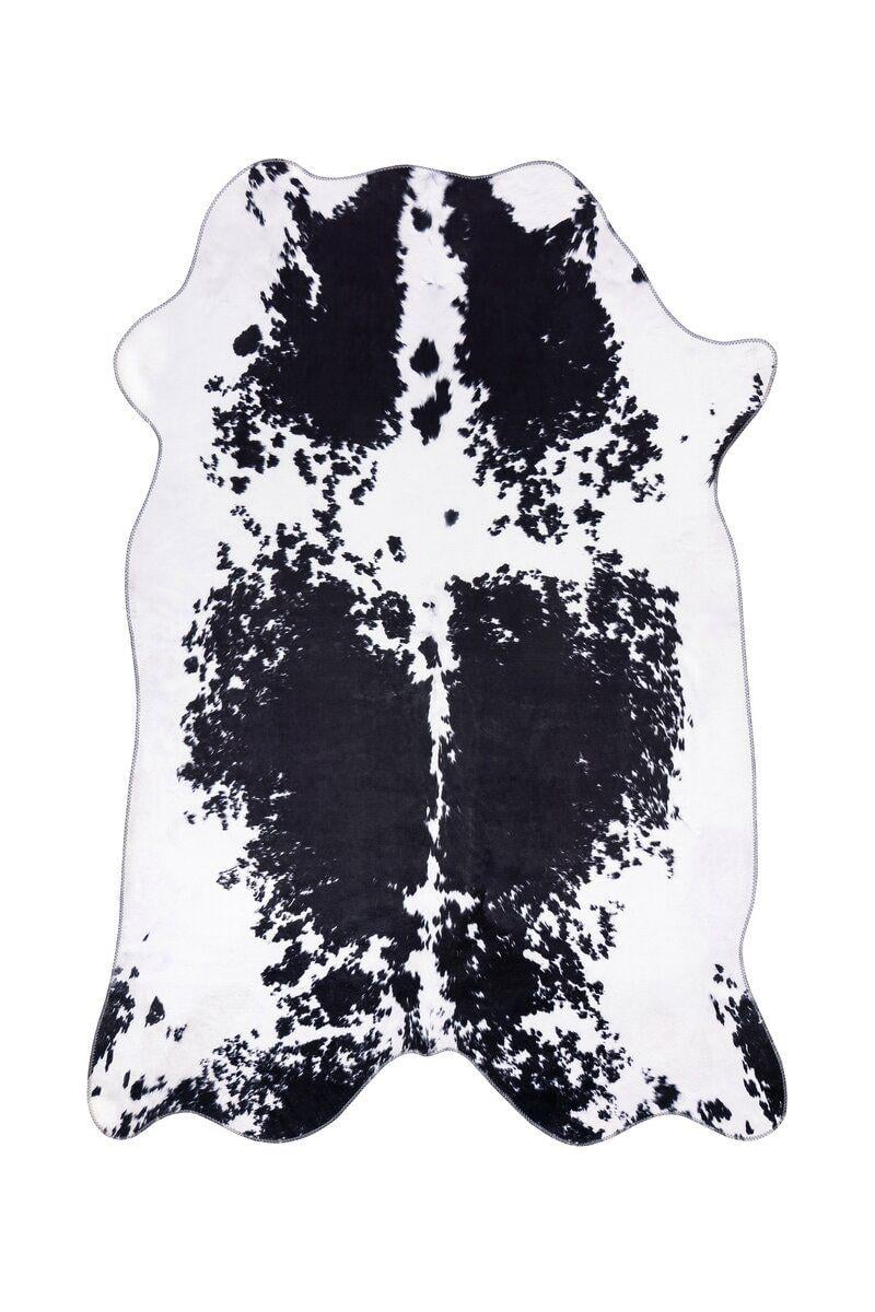 Ковер в виде шкуры Kayoom Western 825 Черный/Белый (GLB5R-160-220)