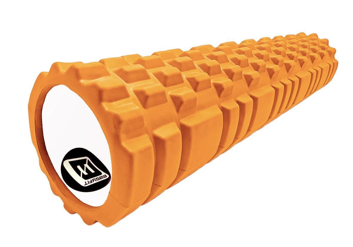 Массажный роллер EasyFit Grid Roller v.3.1 60 см Оранжевый (EF-2037-OR)