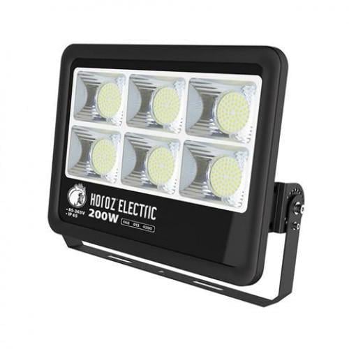 Прожектор светодиодный HOROZ ELECTRIC LION-200 200W 6400K 17000 Lm 85-265V IP65 Черный (068-013-0200-011)