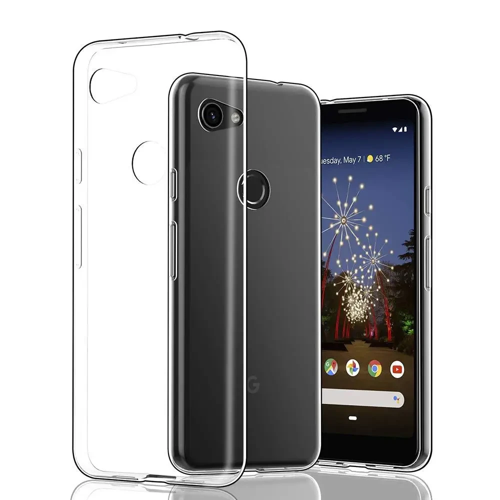 Прозрачный силиконовый чехол для Google pixel 3a