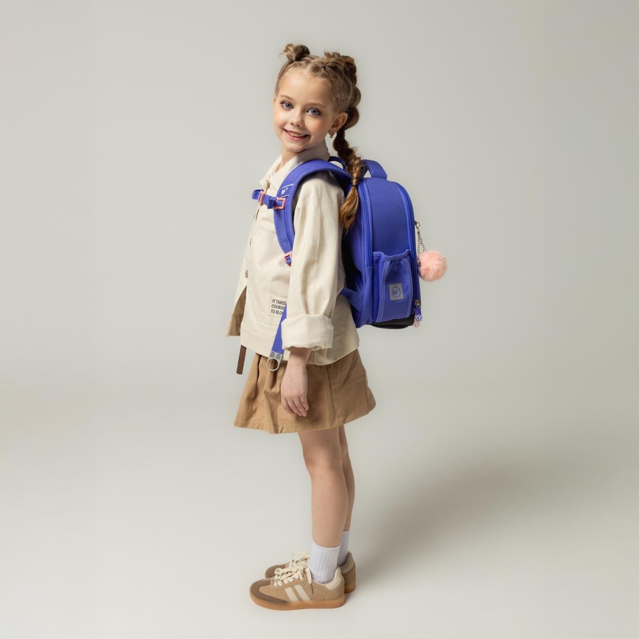 Шкільний рюкзак YES Purr Meow H-100 каркасний з ортопедичною спинкою (559841/9950674) - фото 2 Шкільний рюкзак YES Purr Meow H-100 каркасний з ортопедичною спинкою (559841/9950674) - фото 2