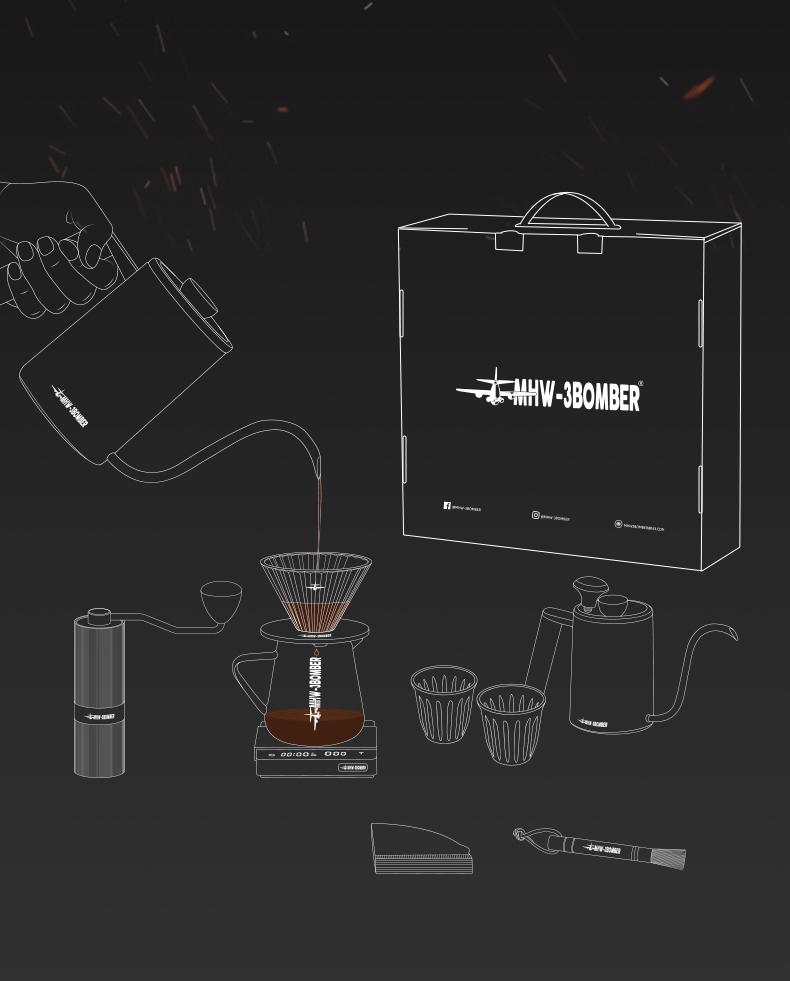 Подарунковий набір бариста MHW-3BOMBER M1 Drip Coffee Set Deluxe 10в1 Чорний (CS5469) - фото 6 Подарунковий набір бариста MHW-3BOMBER M1 Drip Coffee Set Deluxe 10в1 Чорний (CS5469) - фото 6