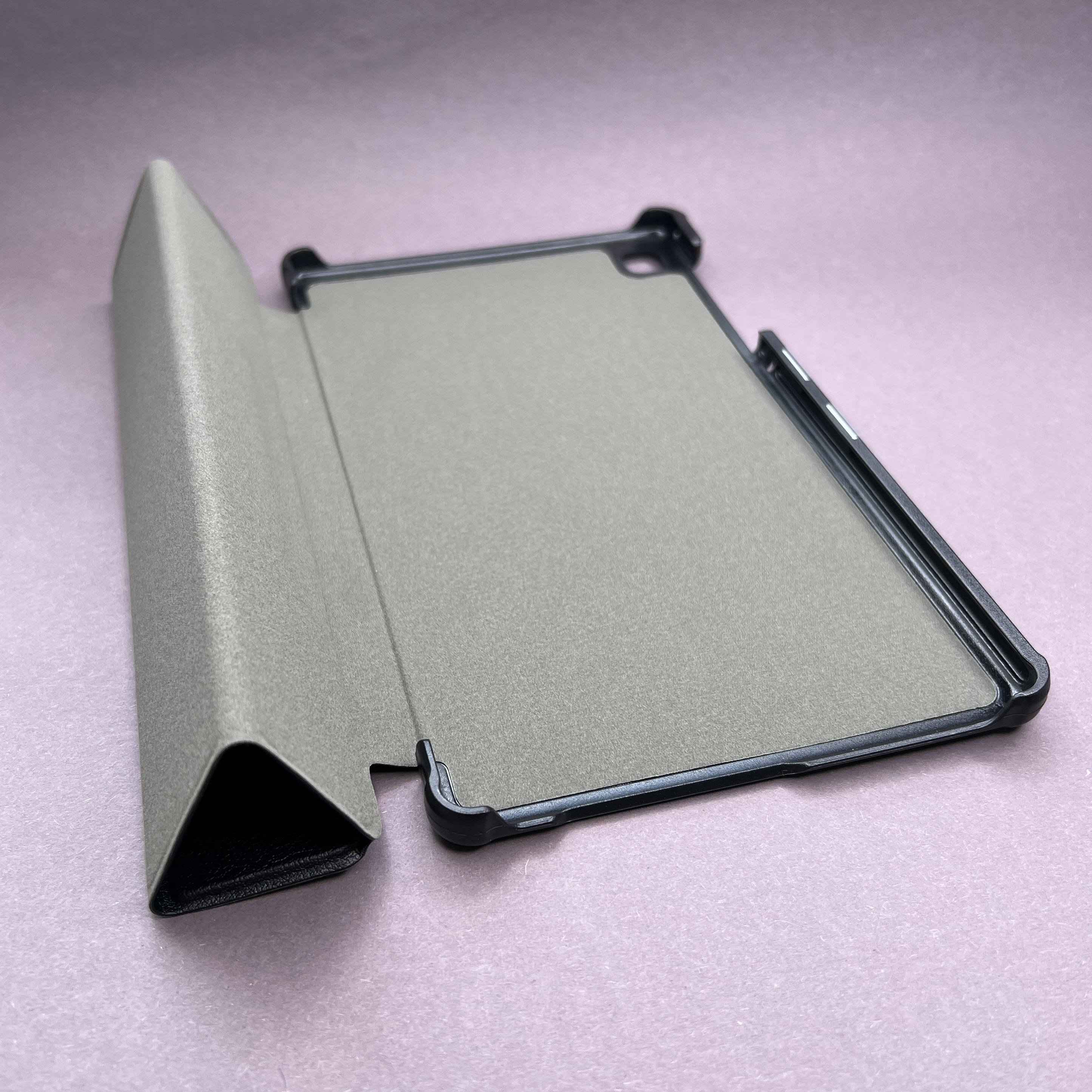 Чохол-книжка Smart Case для Samsung Tab A7 Lite T220/T225 шкіряний протиударний з мікрофіброю Чорний (488385) - фото 3